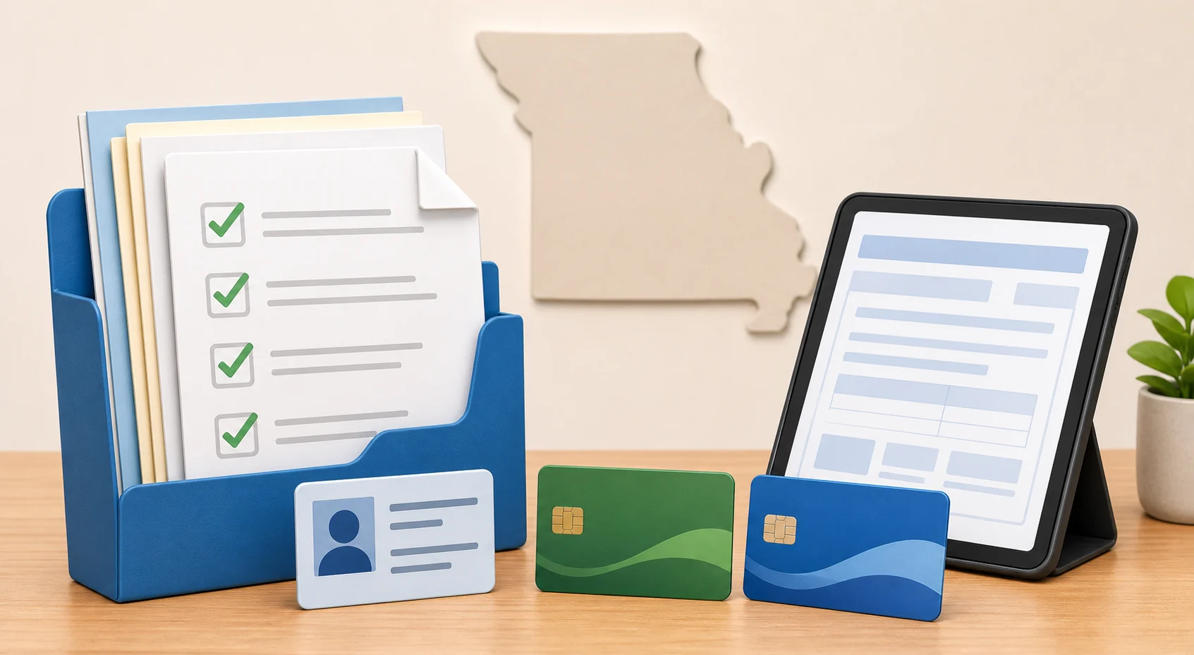 Eligibility documents for SNAP, Medicaid, Lifeline, and tablet assistance in Missouri